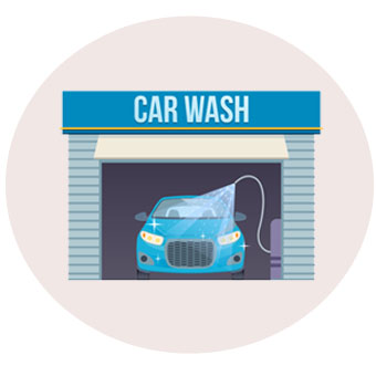 πλυντήριο αυτοκινήτων στο πρατήριο Σύρμας